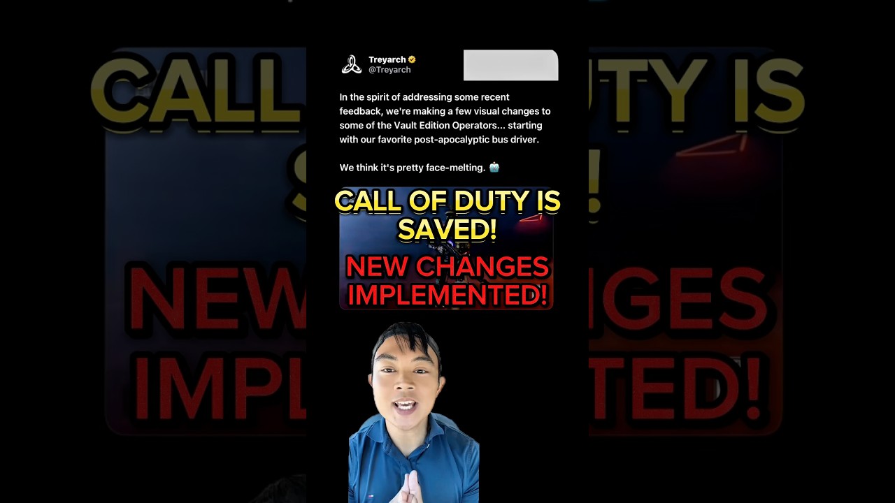 CALL OF DUTY IS SAVED! Activision addresses this problem head on!