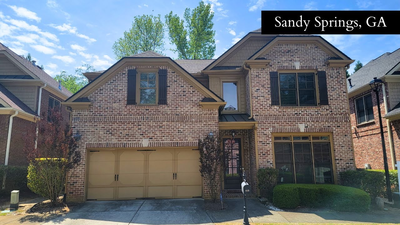 MUST SEE- 4- SIDED BRICK HOME IN SANDY SPRINGS, GEORGIA - 5 Bedrooms - 4 Bathrooms