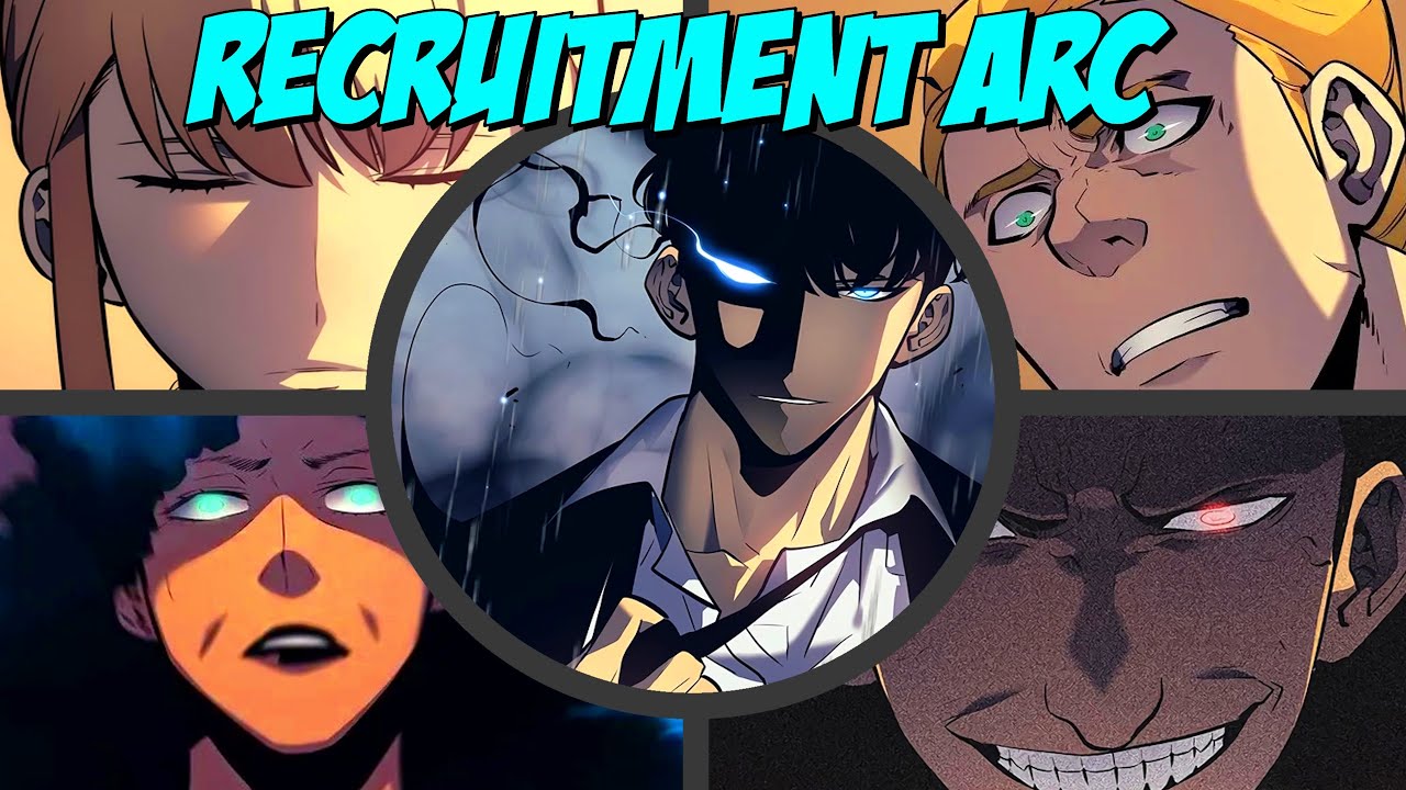 The ENTIRE Solo Leveling Recruitment Arc Full Story in 20 Minutes Summary Chapter 108-110