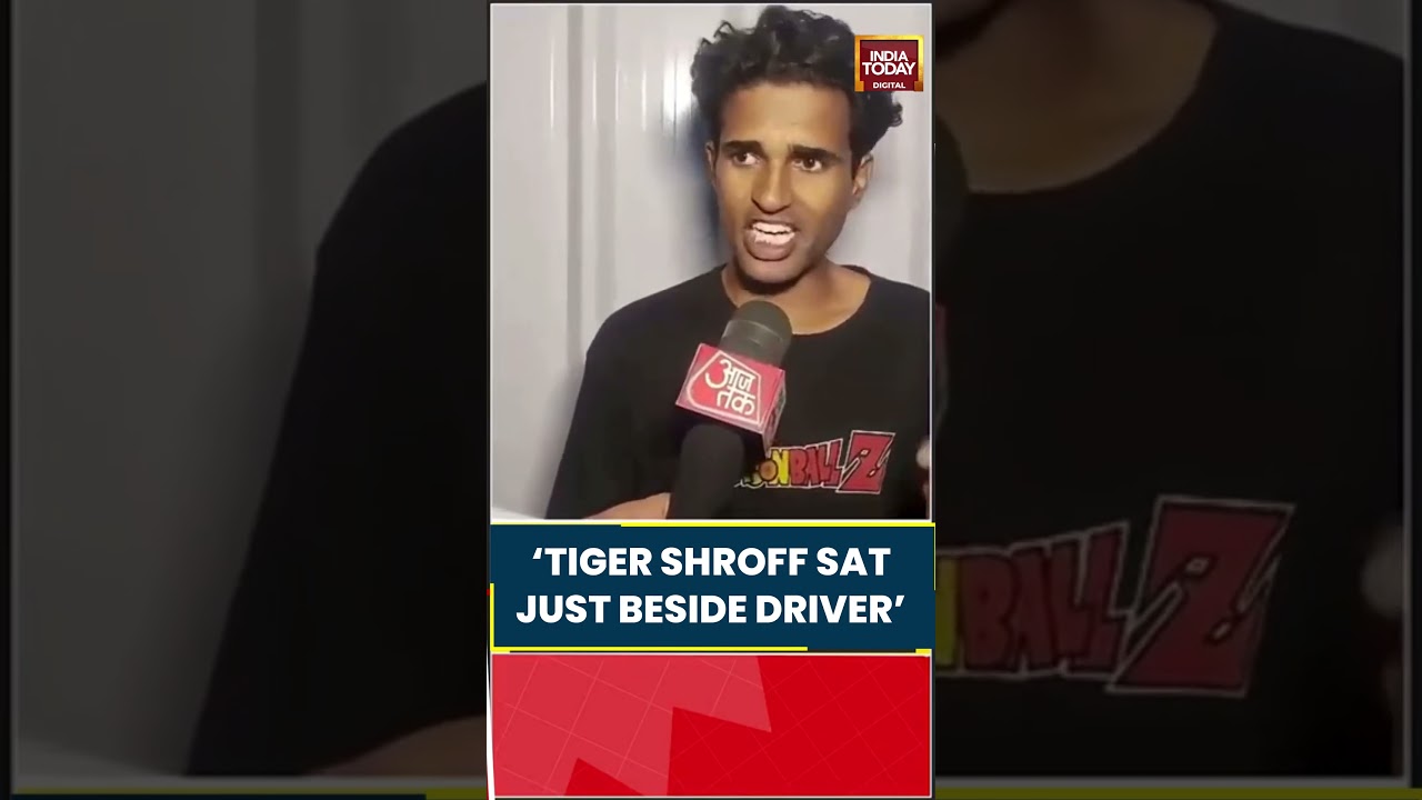 Tiger Shroff Firing: Actor Was Sitting Right Beside Driver, Eyewitness Claims #tigershroff