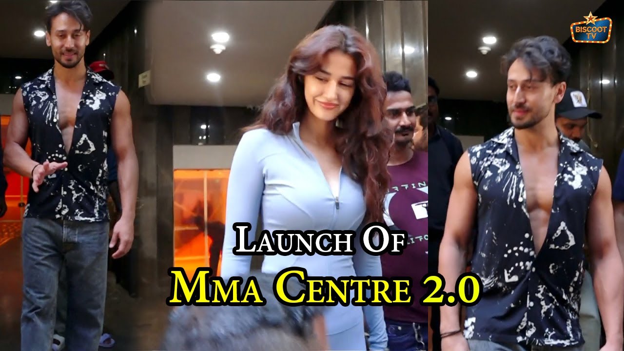 Tiger & Disha Mobbed By Fans at The Launch of Fitness Centre 2.0