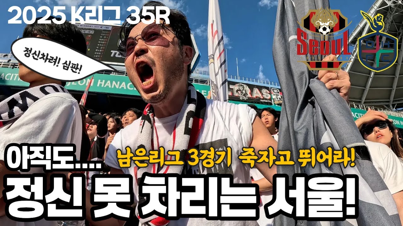 [ 35R FC서울 vs 대전하나시티즌 ] 승점도 못 먹고  빵도 못산겨? ㅣ남은3경기 서울은 ACLE 티켓을 가져갈수 있을까?
