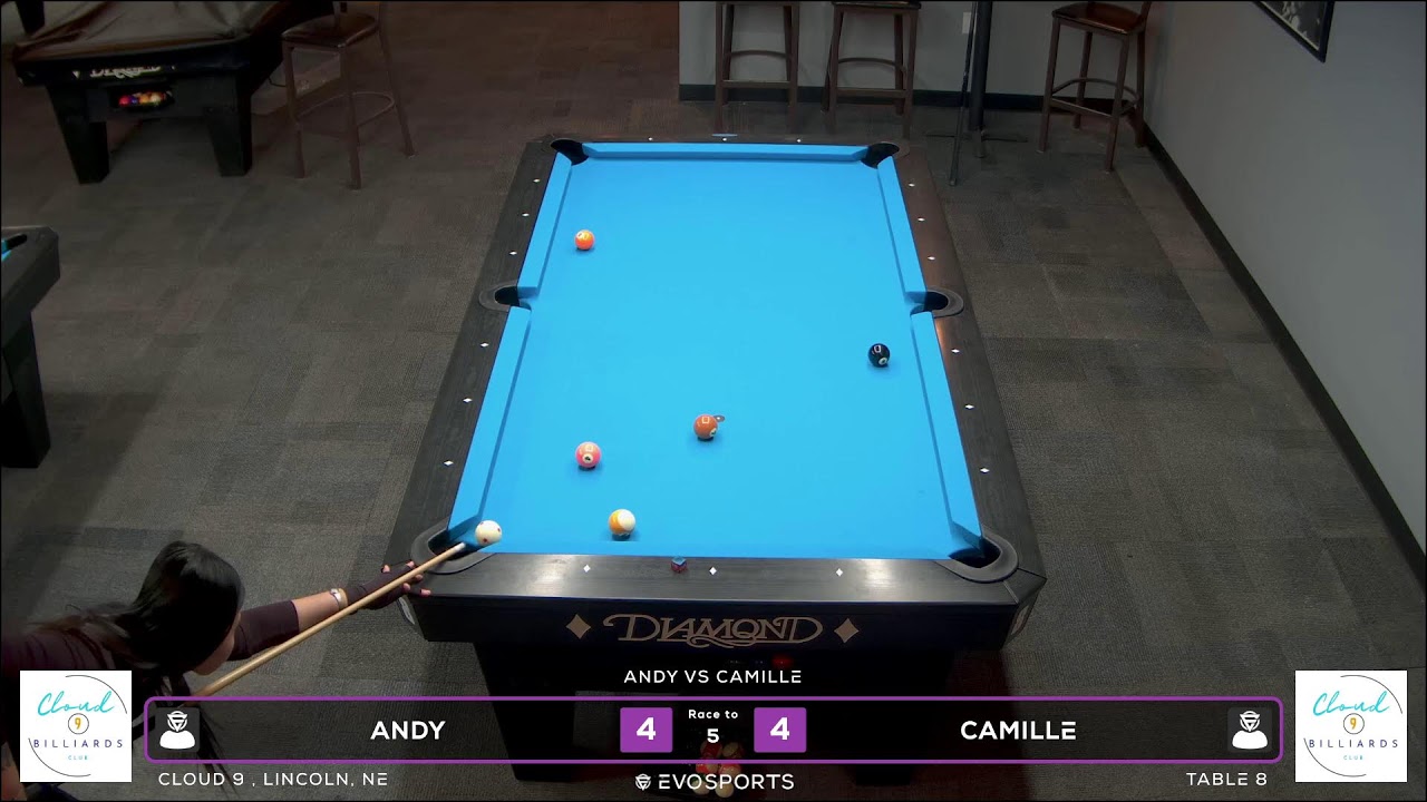 ANDY vs CAMILLE - CLOUD 9  - TABLE 8 | EvoSports