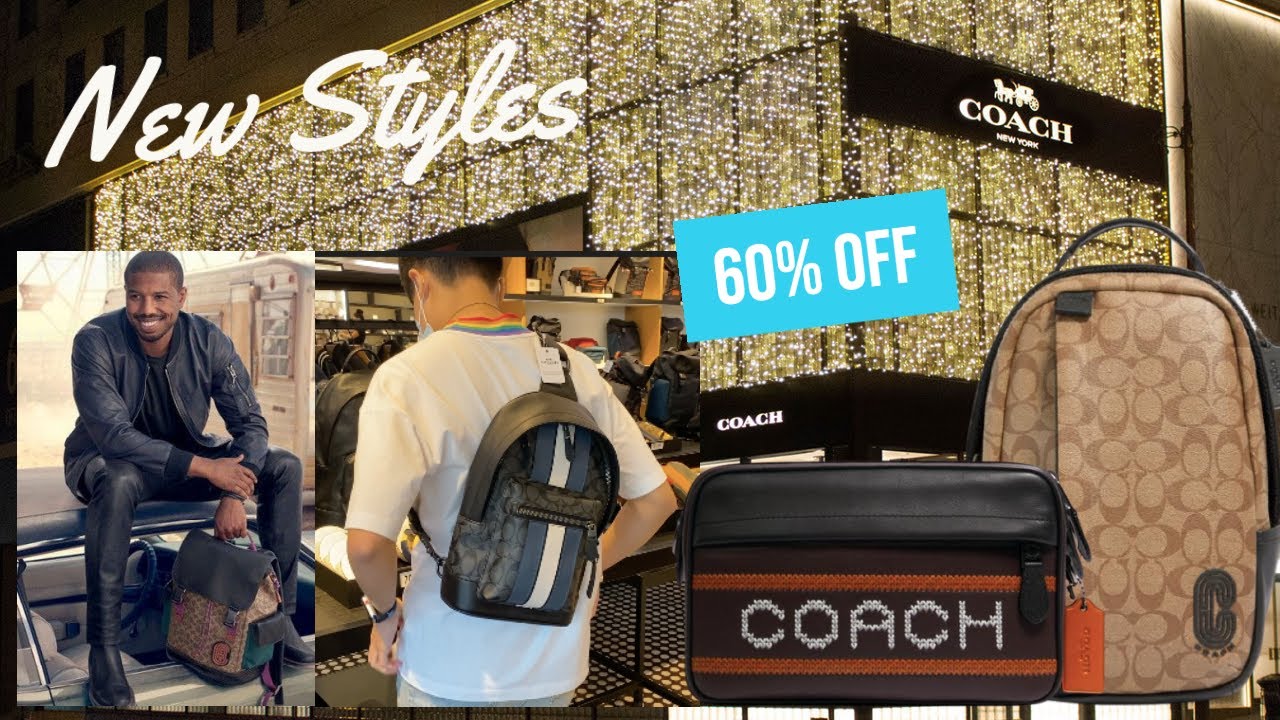 👔 MEN Coach Outlet | Shop With Me~