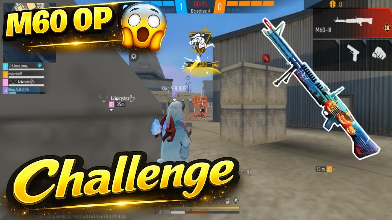 M60 ne Pura CS Match Hila Diya 😱🔥 | OP & Funny Gameplay 😂 | Free Fire