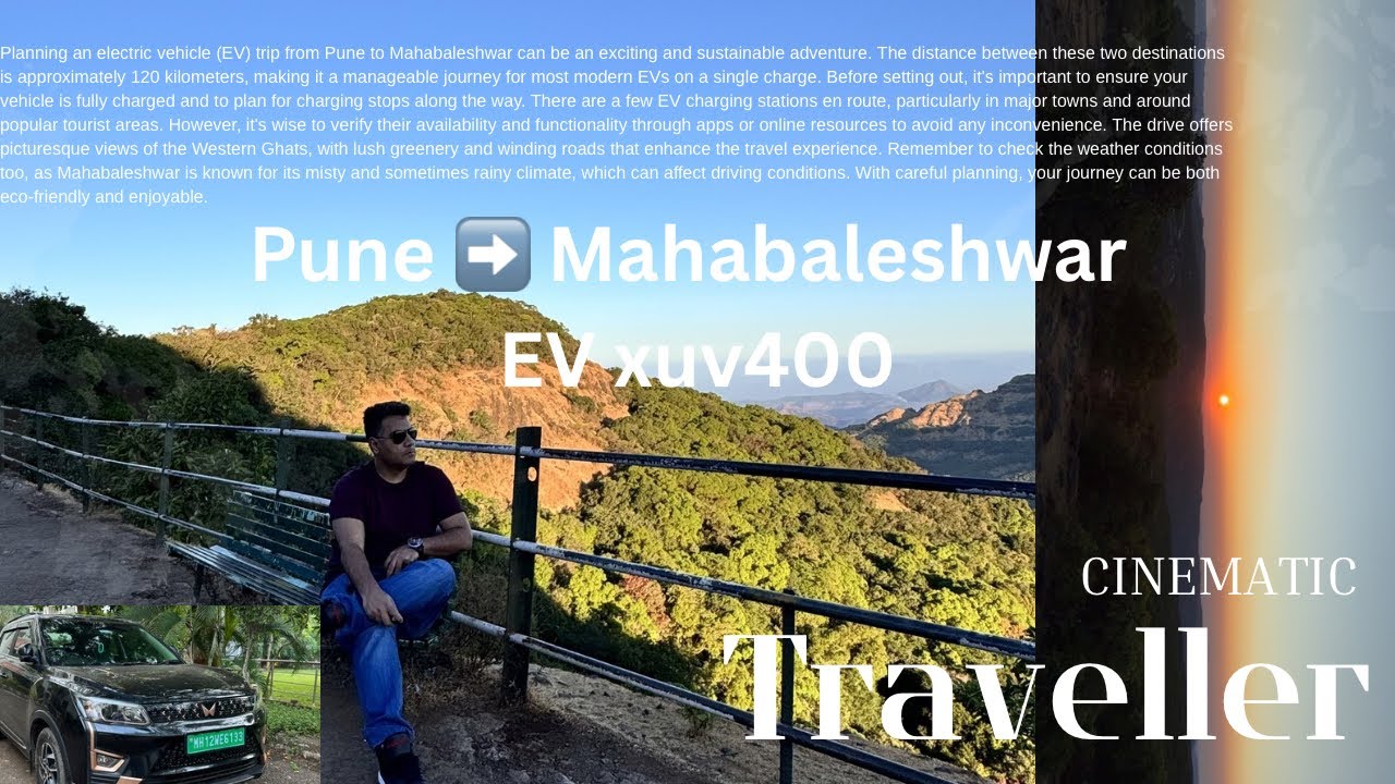 EV trip Pune to Mahabaleshwar in XUV400 | Insta360 X5