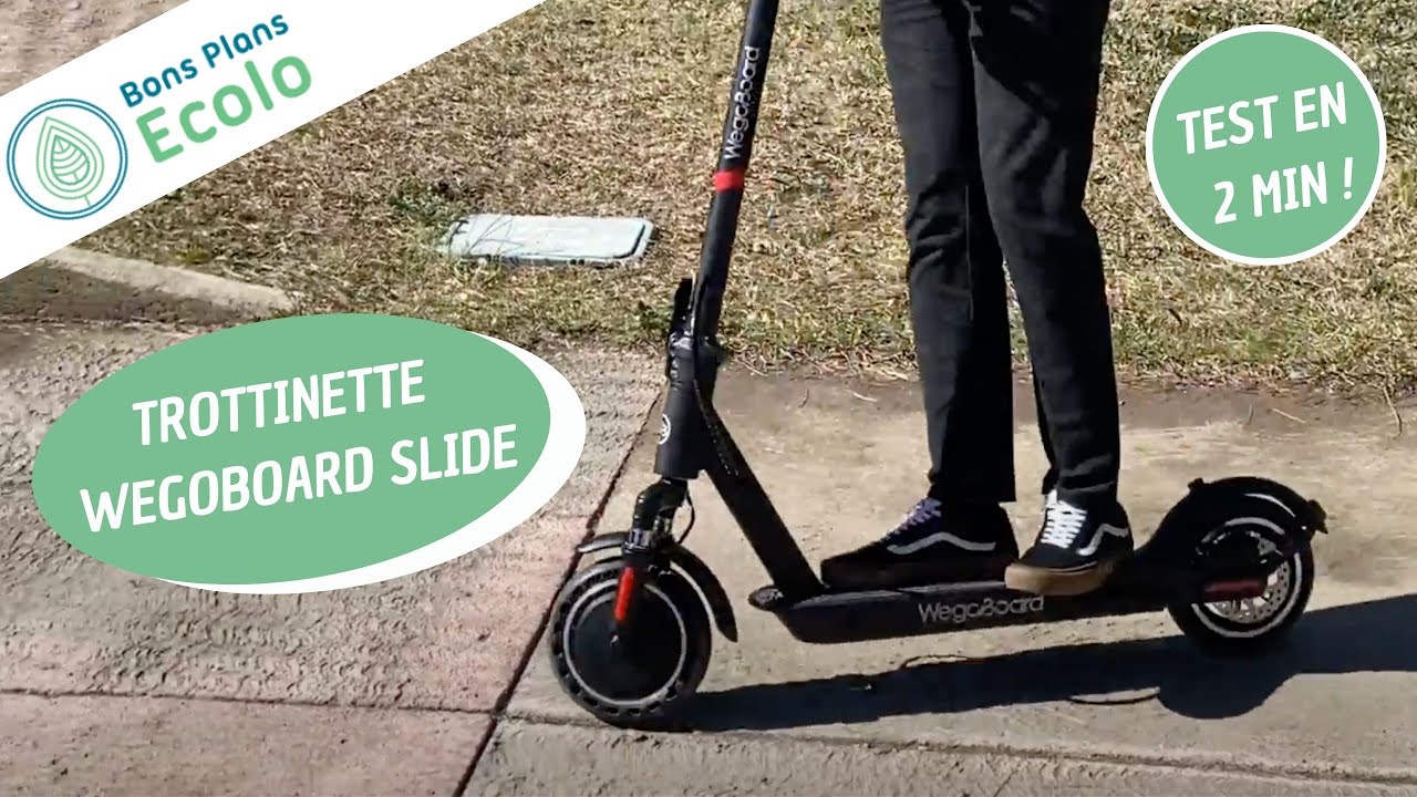 Trottinette Wegoboard Slide - Test r&eacute;sum&eacute; en 2 min de cette trottinette &eacute;lectrique