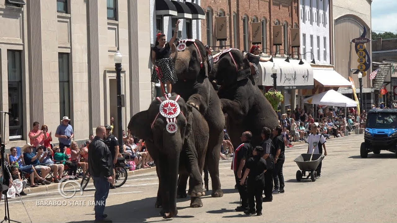 Baraboo Big Top Circus Parade 2018 - FULL HD