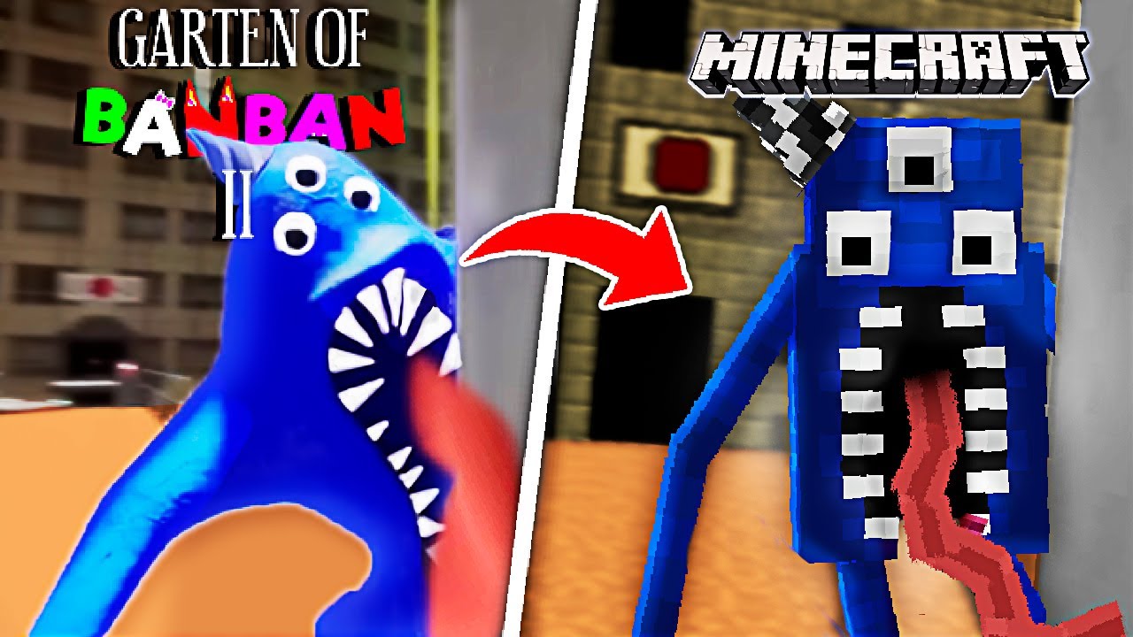 Criei o TRAILER de GARTEN OF BAN BAN 2 No Minecraft