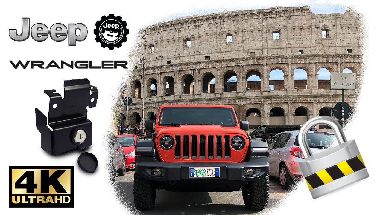 Jeep Wrangler JL Installazione Lucchetto Cofano Hood Lock ITA