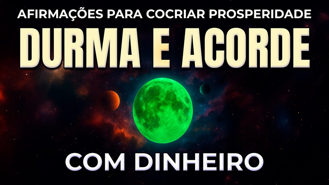 AFIRMAÇÕES HIPNÓTICAS PARA COCRIAR DINHEIRO ILIMITADO DORMINDO