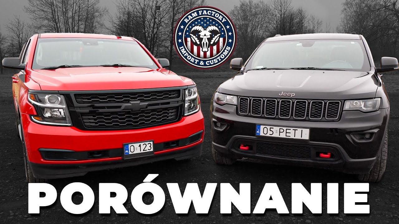 Jakie auto z USA wybrać: Jeep Grand Cherokee czy Chevrolet Suburban ?