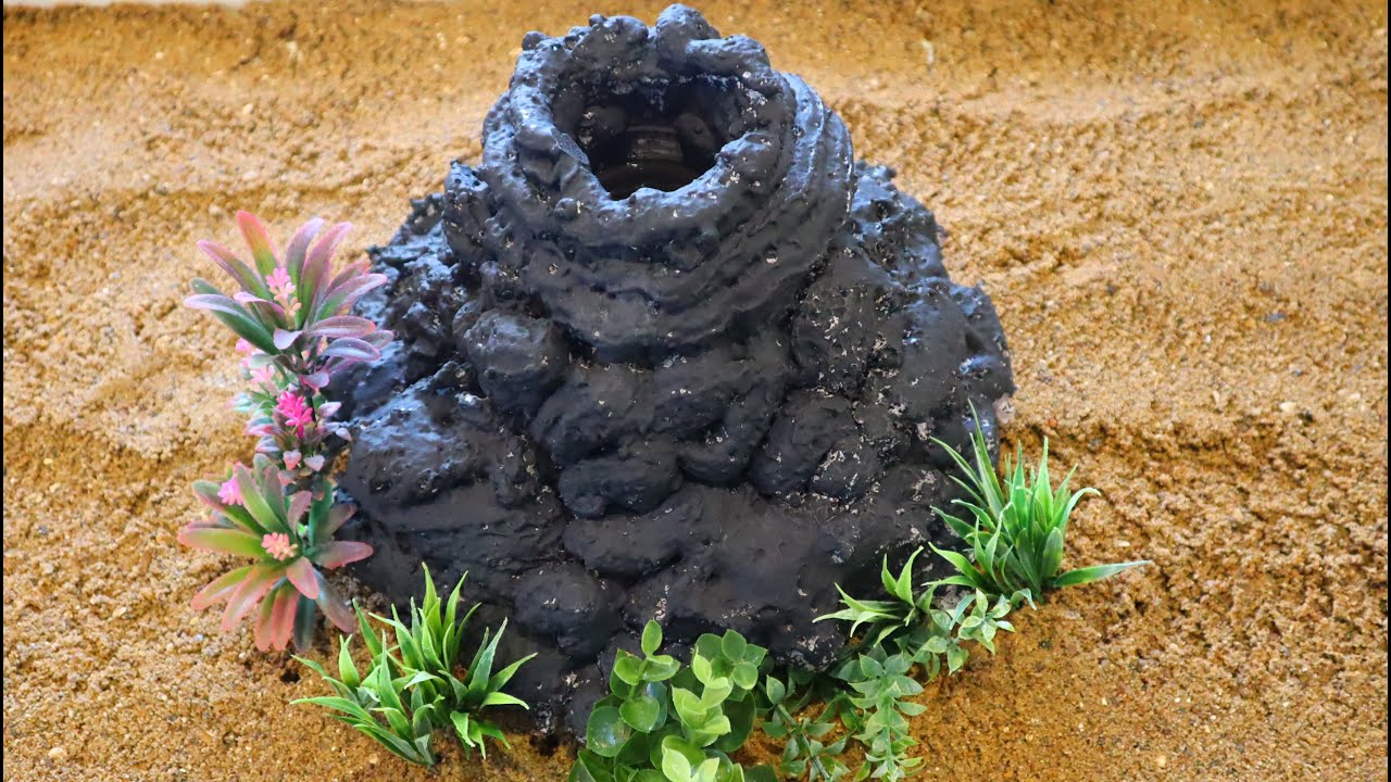 Experiment !! Volcano Eruption | Water Easy science | Volcano Science Experiment