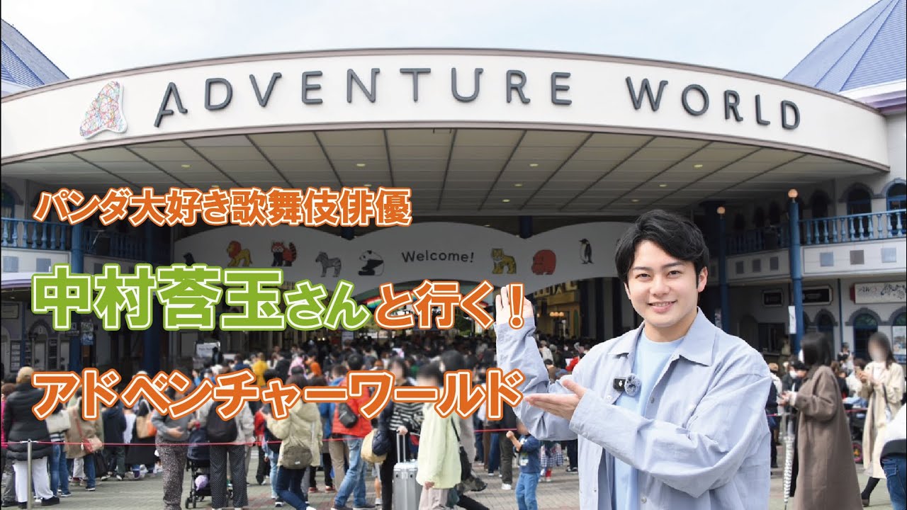パンダ大好き歌舞伎俳優「中村莟玉さん」と行く！アドベンチャーワールド【ブリーディングセンター編】