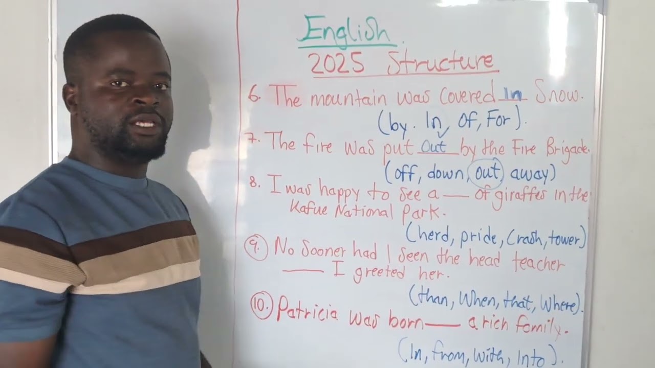 English Vocabulary 2025 Paper G12