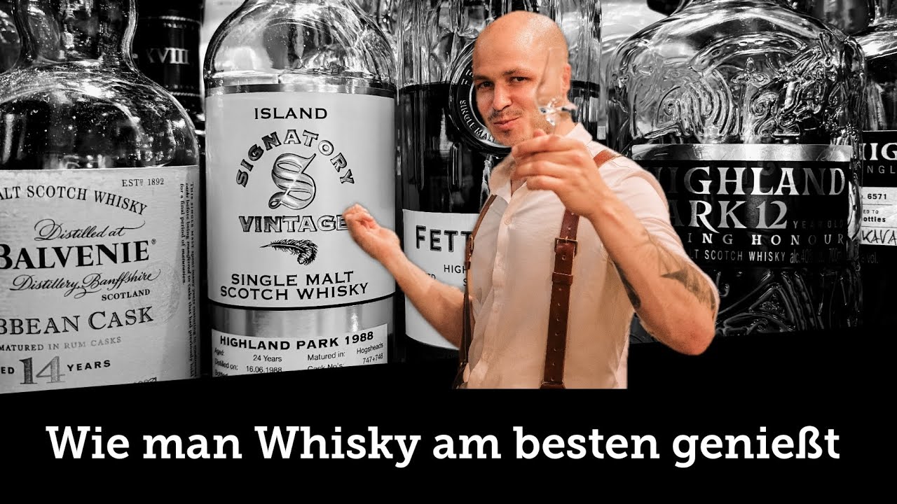Whisky richtig genießen : Das richtige Glas : Eis? : Wasser?