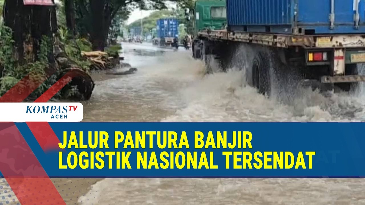 Banjir Kepung Jalur Pantura Cirebon, Arus Logistik Lumpuh