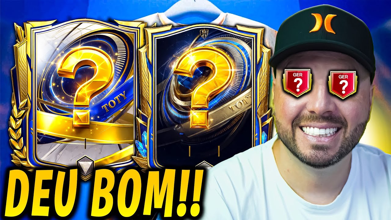 ABRI PACKS Do TOTY e GANHEI CARTAS ABSURDAS no FC MOBILE