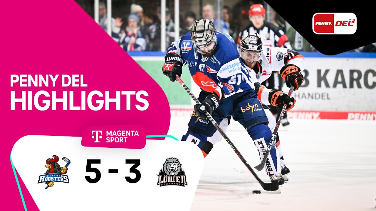 Iserlohn Roosters - Löwen Frankfurt | Highlights PENNY DEL 22/23