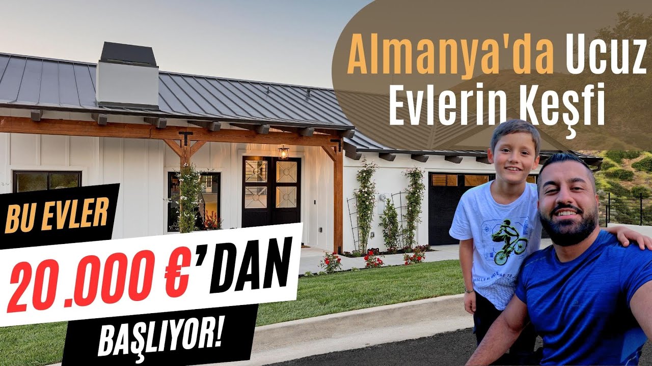 Almanya'nın En Ucuz Evlerini Bulduk! Bütçenizi Sarsmadan Ev Sahibi Olun.