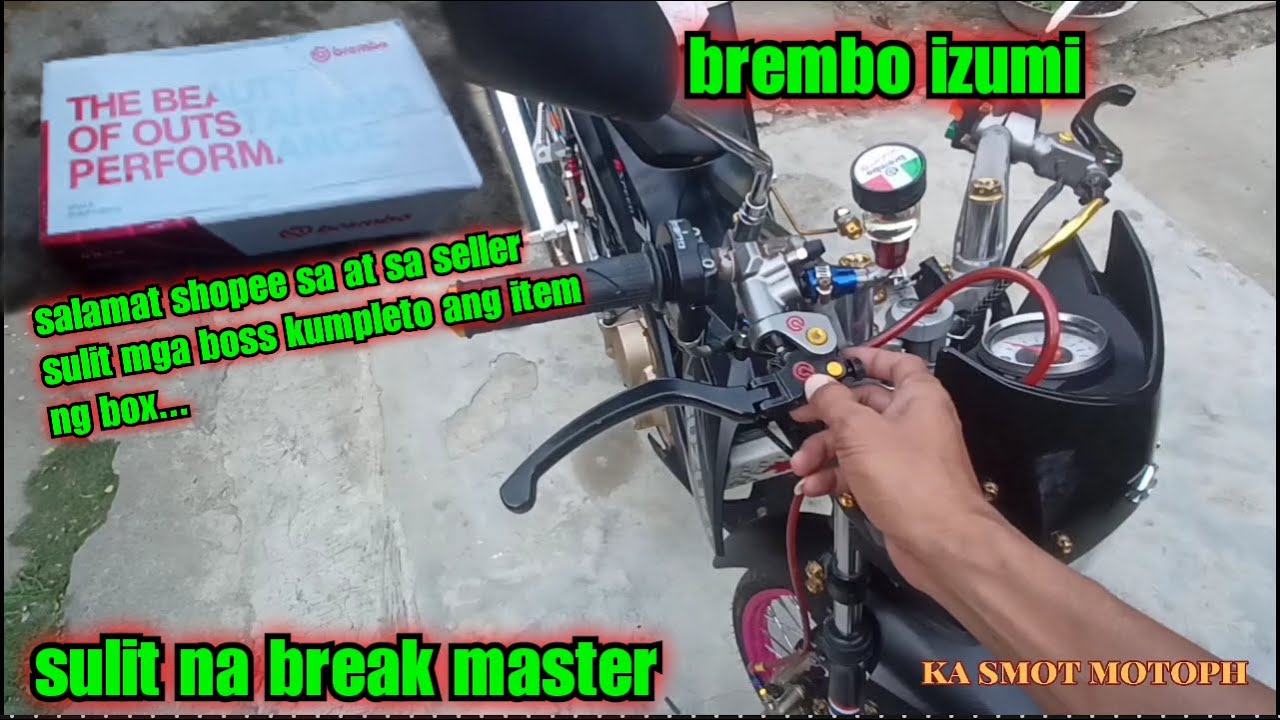 Brembo front break master install raider 150[ quality breaks mga boss ] ka smot motoph