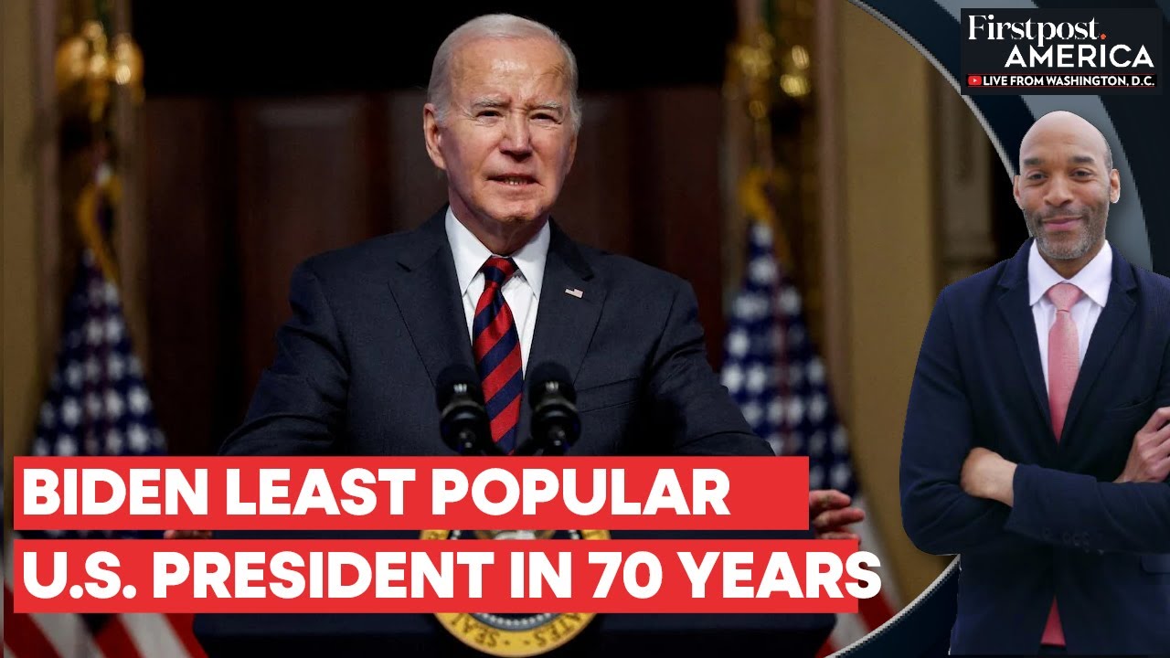 Joe Biden&rsquo;s Approval Ratings Drop to A Historic Low as Trump Gains | Firstpost America
