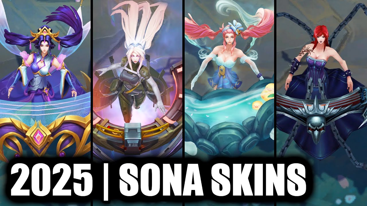 ALL SONA SKINS SPOTLIGHT 2025 | League of Legends