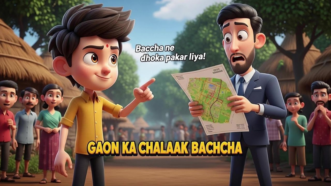 Chalak Bacha: Moral Cartoon Story for Kids | Urdu Hindi Animated Kahani #Cartoon #Kids