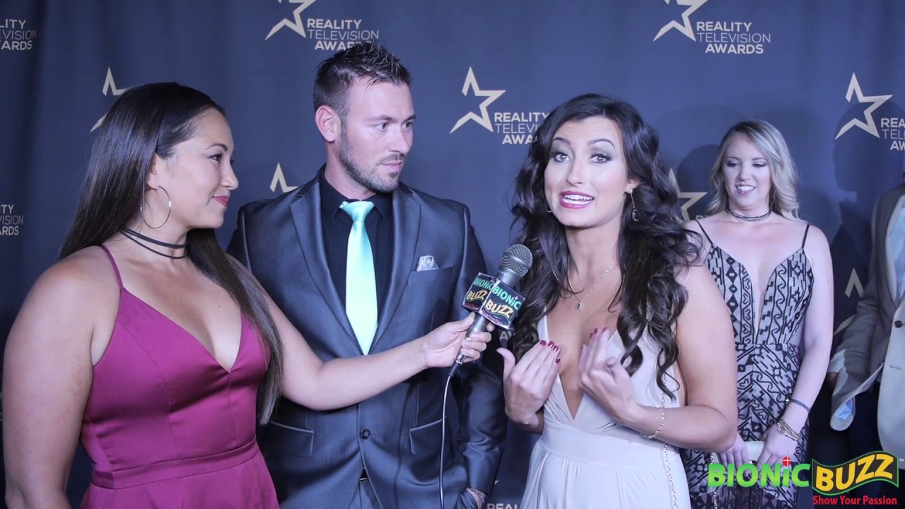 Chris Aldrich & Natalie Jansen from Dating Naked Interview at the RTVAs