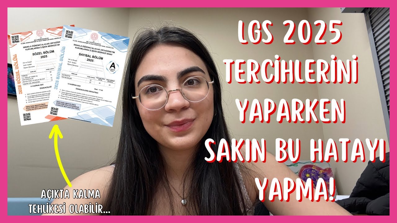 LGS 2025 Tercihlerini Yaparken Bu Hatayı Sakın Yapma! Açıkta Kalma… #lgs2025 #lgs