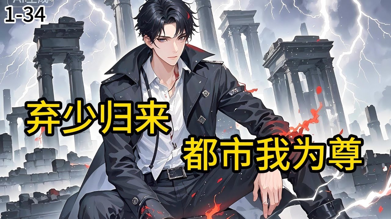 《弃少归来，都市我为尊》1-34曾被林家弃如敝履的私生子，却是暗世界令各国大佬忌惮的夜皇！ 携顶尖杀手组织&ldquo;影刃&rdquo;归来，刚落地江城，就撞上京城李家长孙李哲的嚣张，#都市#小说 #小说分享 #漫画解说