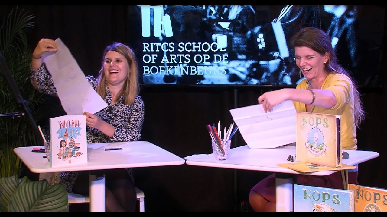 Boekenbeurs live by RITCS: Rosemarie De Vos en Laura Janssens (Niet Nu Laura)