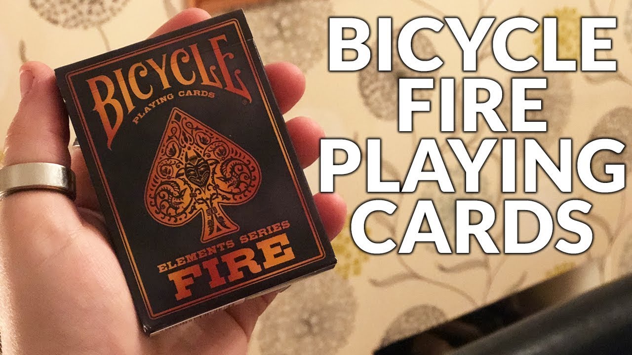 Deck Review - Bicycle Fire Playing Cards Elements Series USPCC [HD]