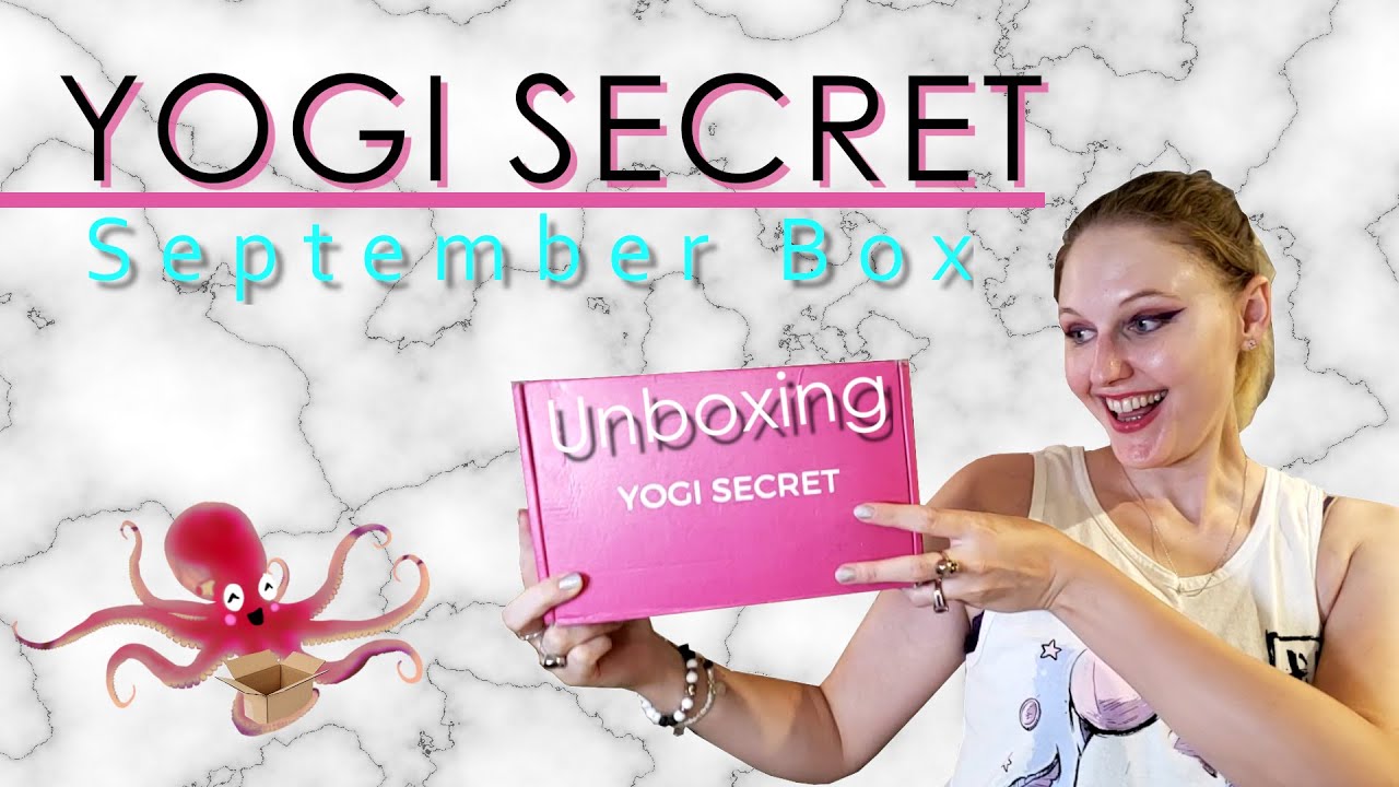 Unboxing Yogi Secret -- September Box