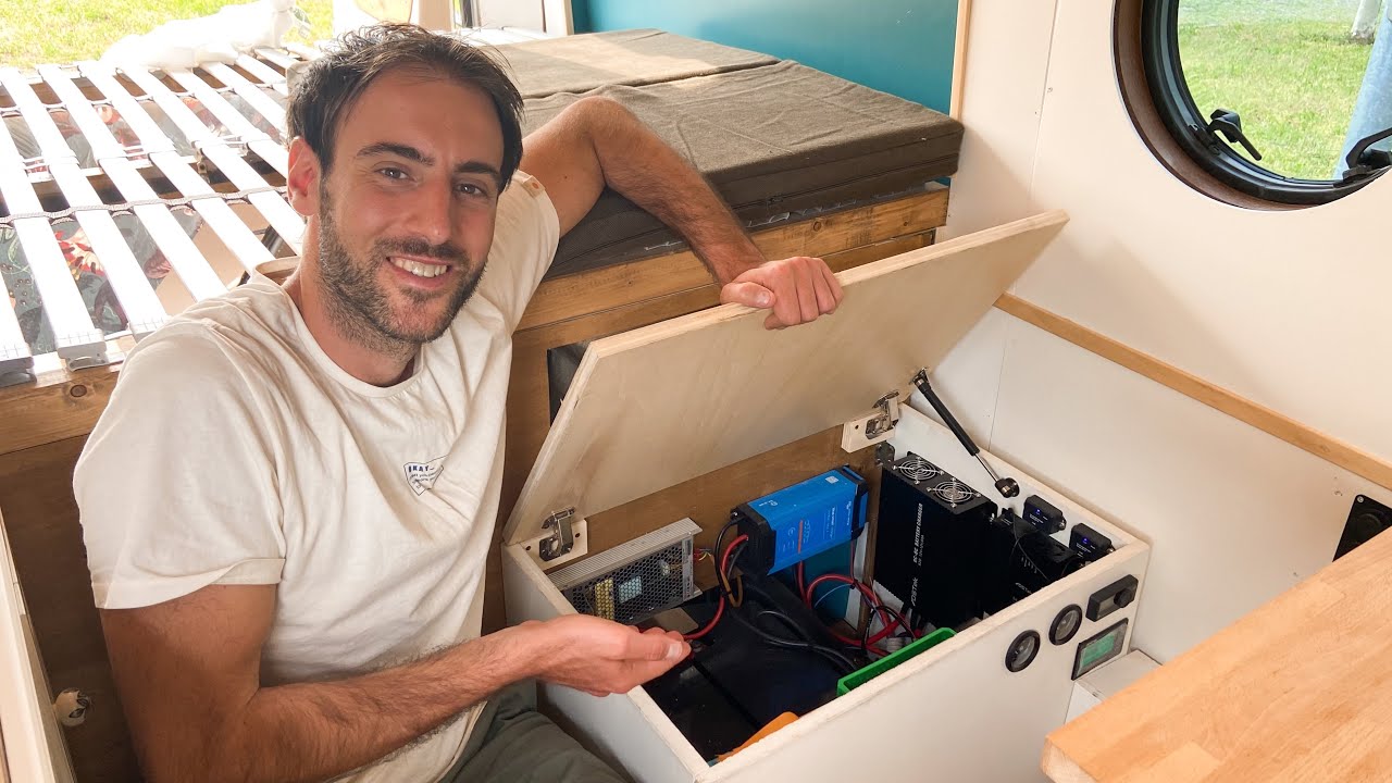 L'impianto elettrico del nostro van 🔋 (batterie al litio pre-riscaldate)