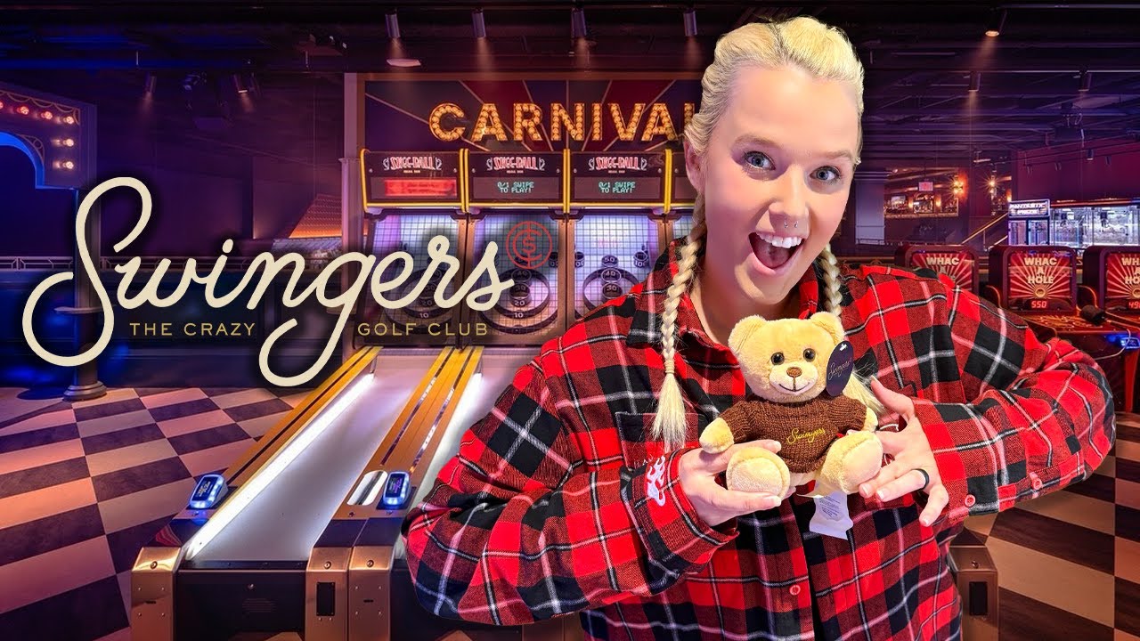 Upstairs Carnival Games at Swingers Crazy Golf!