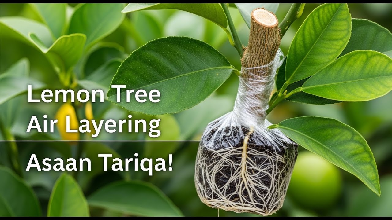 Easy Lemon Tree Air Layering | Grow Fruit Trees Fast | Best Season & Method Explained