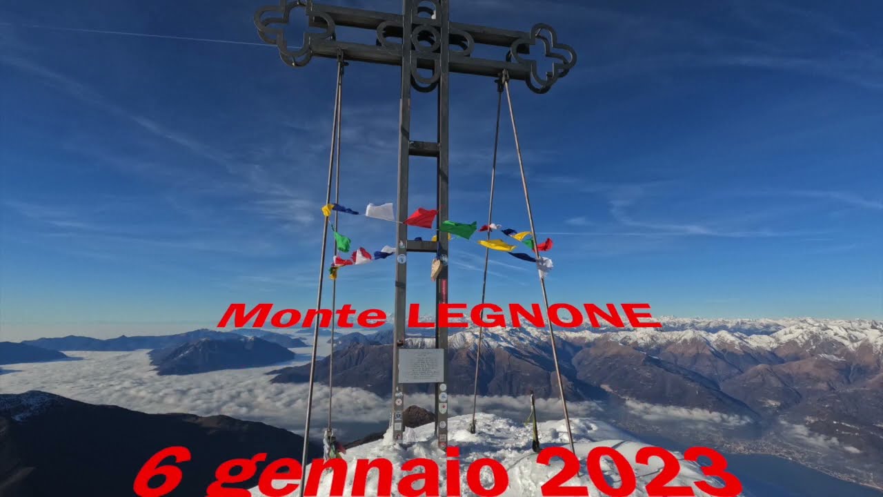 Monte Legnone (2610 m) dai Roccoli-Lorla - 6 gennaio 2023