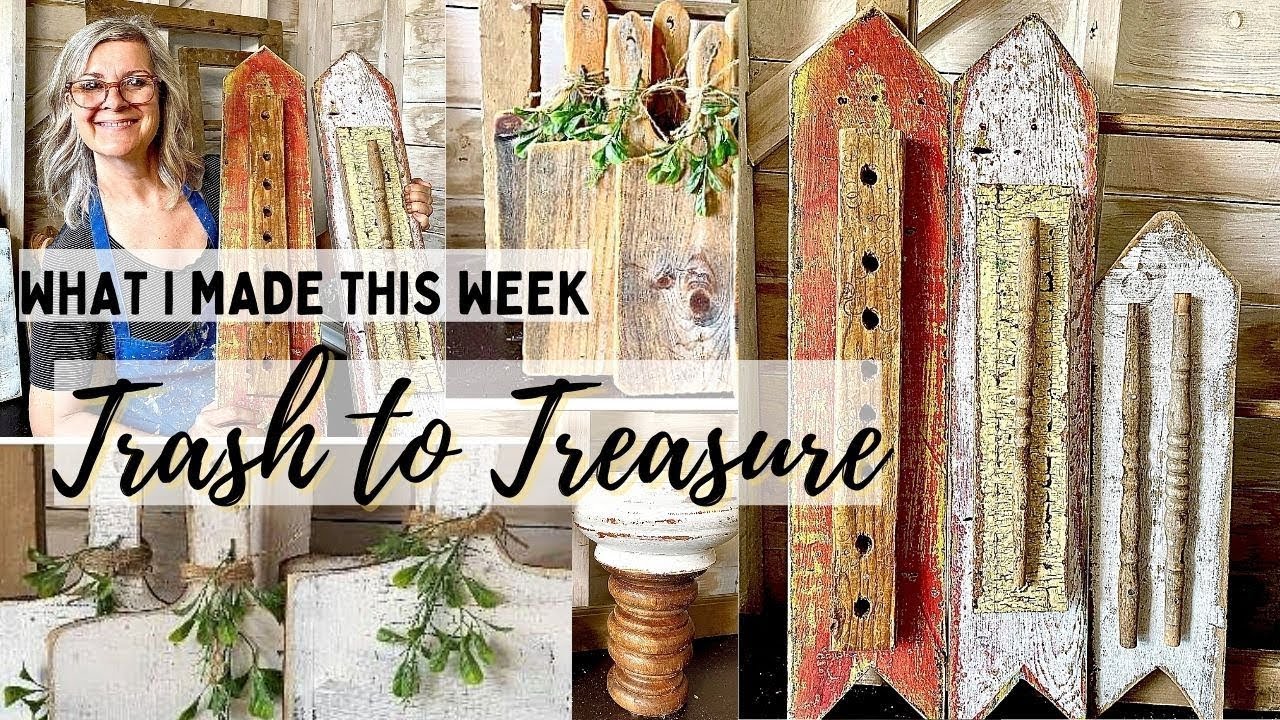 Trash to Treasure / Weekly Scrap Wood DIY Roundup for Crafting Inspiration