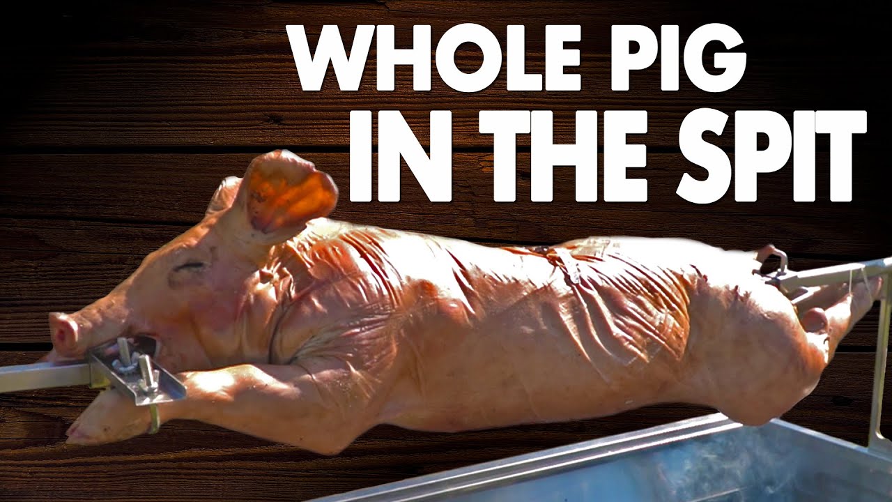 the BEST way to Roast a Pig - How to ROAST the WHOLE PIG in the Spit - Lechon | Salty Tales