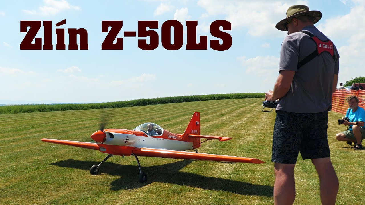 Zlin Z-50LS | giant scale RC airplane | 4K | Halenkovice 2022