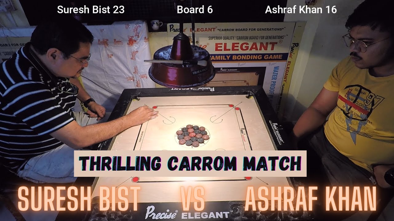 Thrilling Carrom Match | Ashraf Khan Vs Suresh Bist