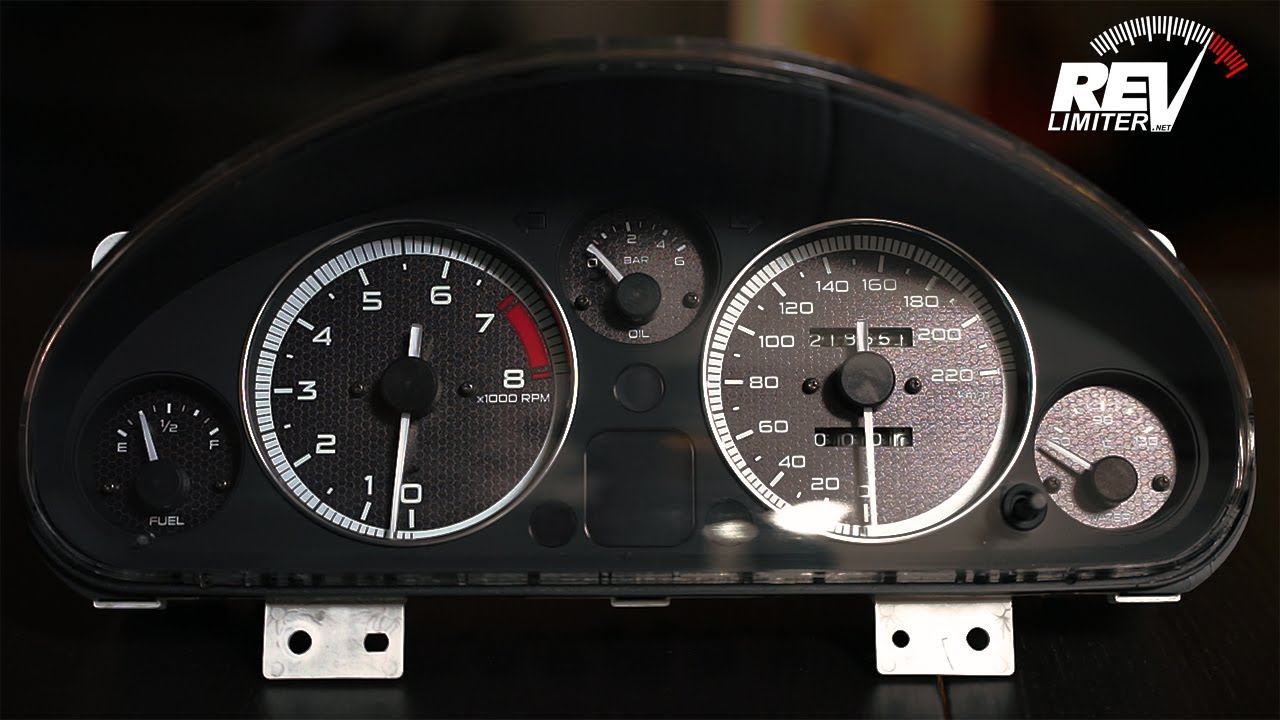 Remplacement des fonds de compteur pour un look moderne! (MAZDA MX5)