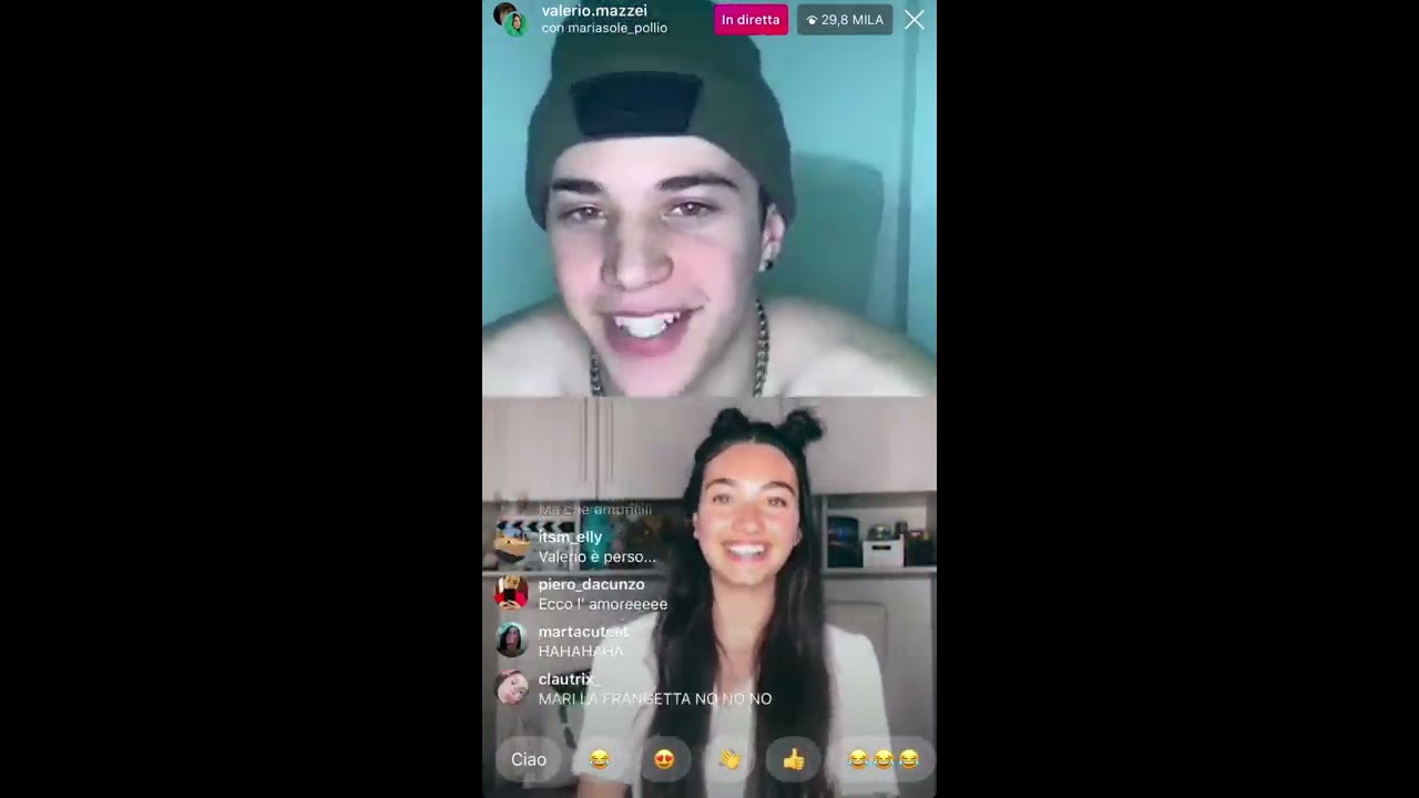 MOMENTI ROMANTICI TRA VALERIO MAZZEI E MARIASOLE POLLIO IN DIRETTA (parte 3)