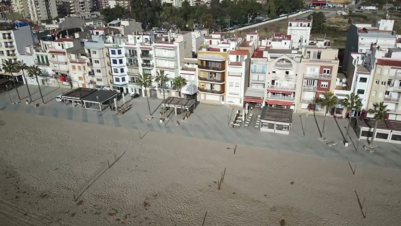 Torredembarra a vista de dron