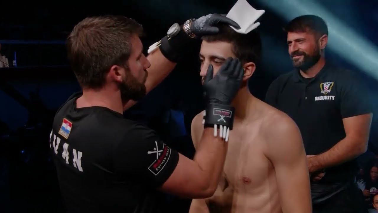 Muhamet Deskaj  vs   Bogdan Dvizac K-1 fight GOLDEN FIGHT 10 Split