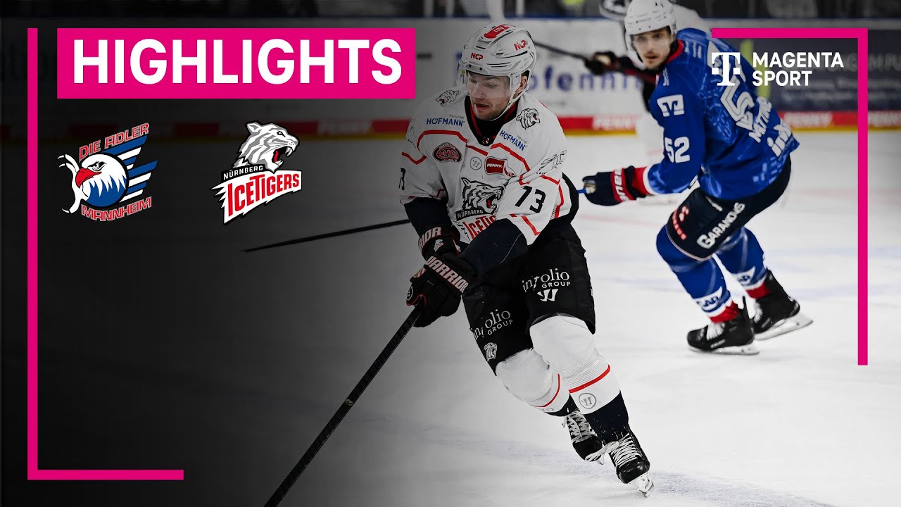 Adler Mannheim - Nürnberg Ice Tigers | PENNY DEL | MAGENTA SPORT
