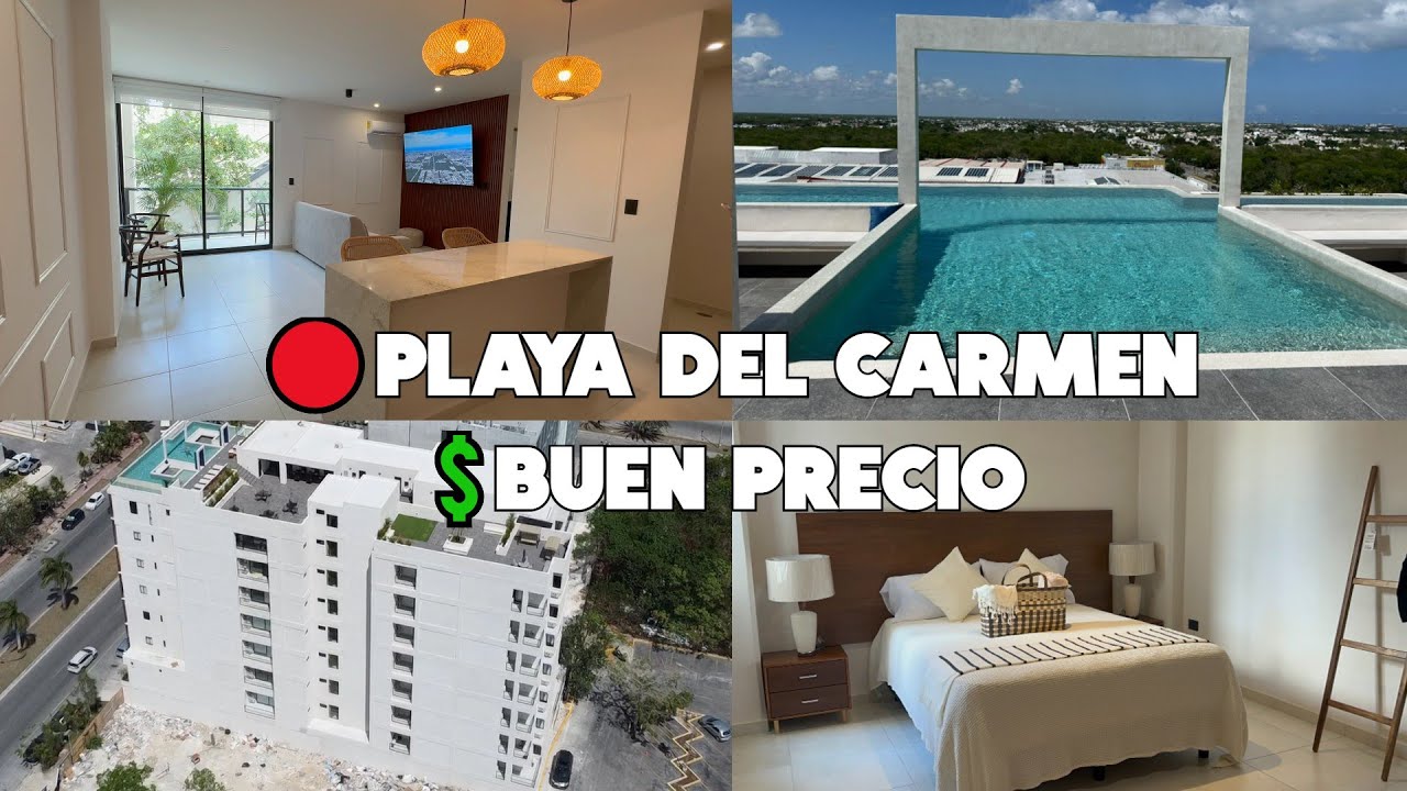 PLAYA DEL CARMEN🔴DEPARTAMENTOS A 7 MINUTOS DE LA PLAYA ENFRENTE DE PLAZA LAS AMERICAS