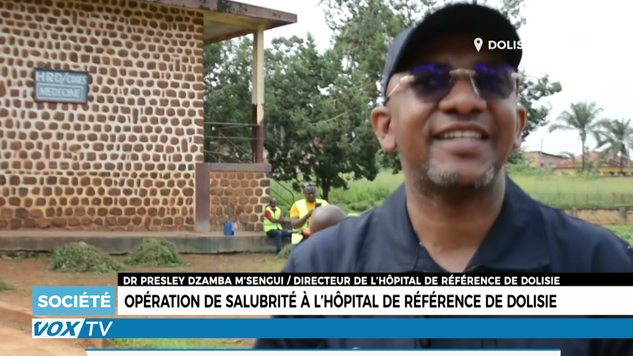 Opération de salubrité à l'Hôpital de Référence de Dolisie