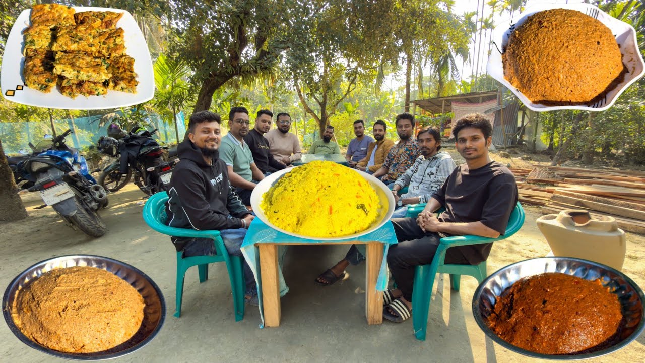 ঢাকার বড় ভাইদের জন্য গ্রামের বৌয়াভাতের আয়োজন | Famous Village Bouyavat | Robin The Storyteller